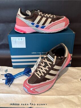 Adidas Bad Bunny x Adizero SL72 Brown Clear Pink Unisex Men 7.5/Wm 8.5